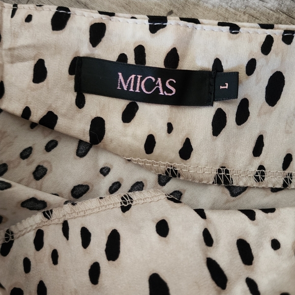 Micas Asymmetrical Leopard Print Skirt - Picture 4 of 6